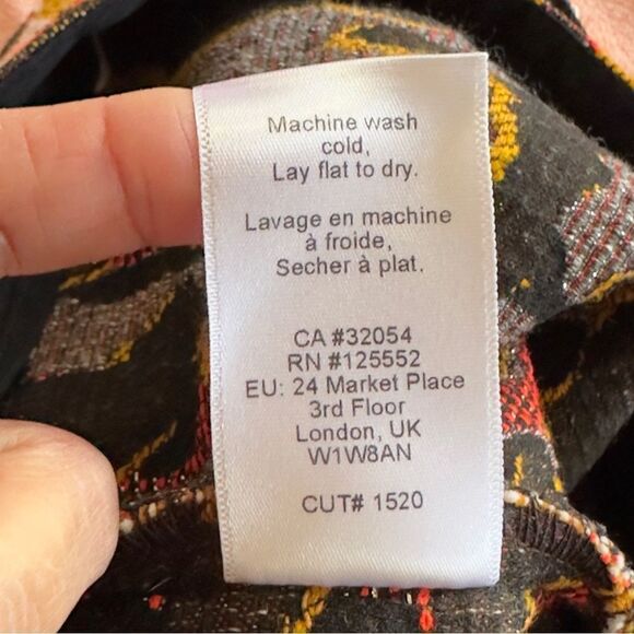 Anthropologie 34N 118W Leopard Trousers Animal Print Pants size 4 - Picture 16 of 16